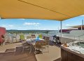Penthouse private spa and deck area