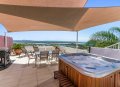 Roof top spa and view